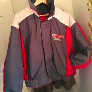 Vintage Motomaster Racing pit crew jacket